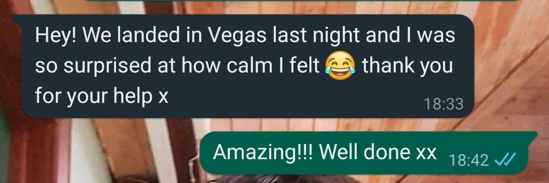 Fear of Flying Hypnosis - Whatsapp review